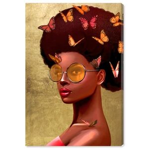 "Golden Butterfly Beauty" Wall Art